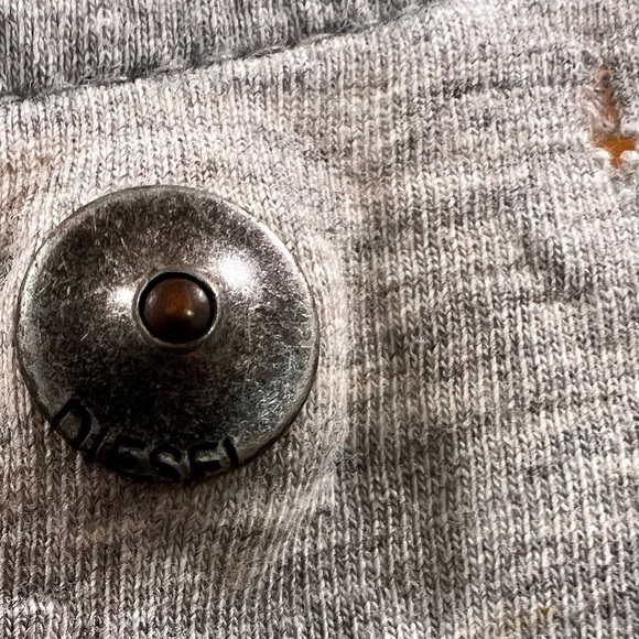 DIESEl asymmetric shoulder cotton dress. Size L - Picture 4 of 6